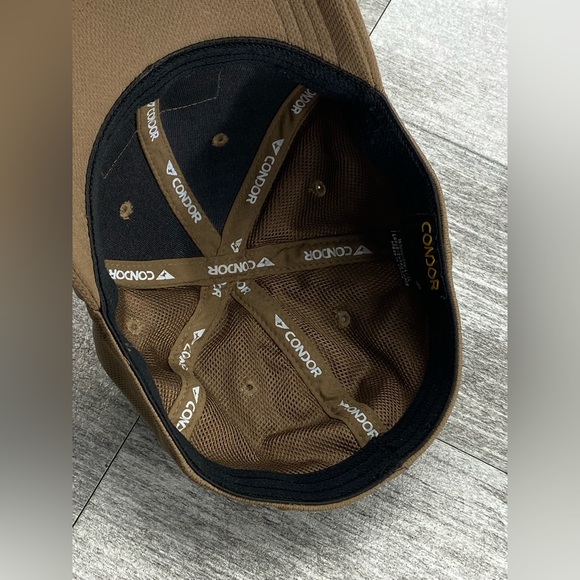 Condor Tactical Hook and Loop Fitted Baseball Hat Tan Brown Large XLarge - Picture 11 of 11